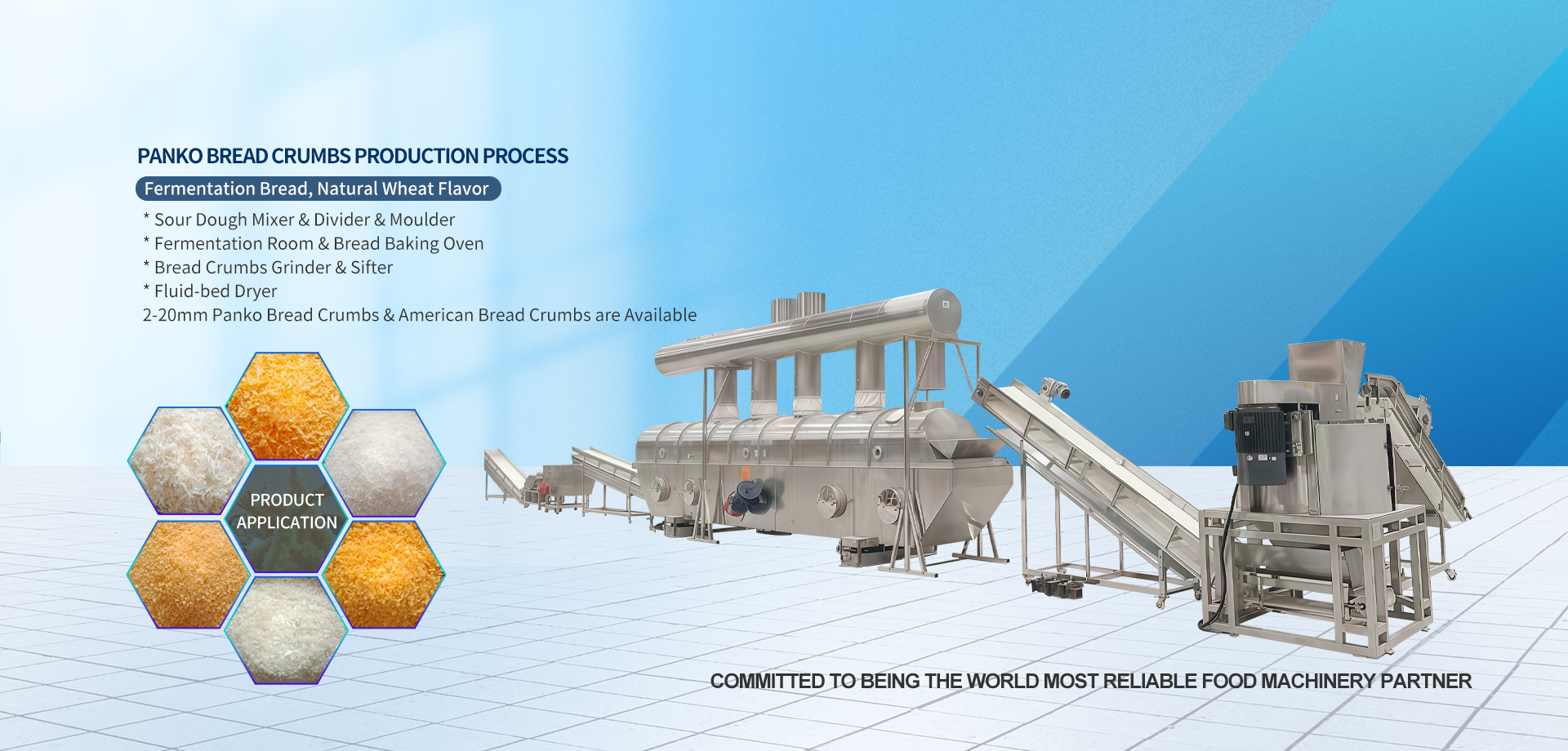 Fermented Bread Crumbs Process Line