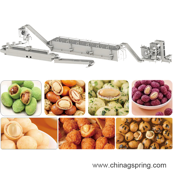 Coated Nuts Roasting Production Line