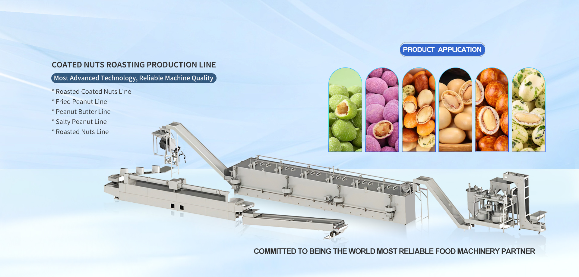 Coated Nuts Roasting Production Line