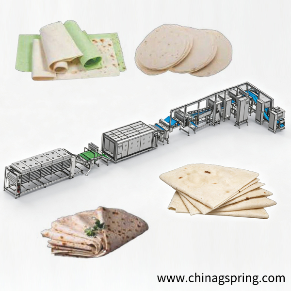 Fully automatic production line for armenian flatbread (lavash)