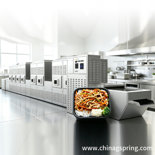 Tunnel Type Microwave Dryer For Fast Food Processing Factory Use