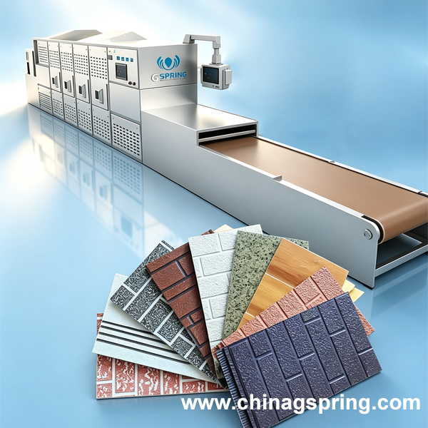 SUS304 Industrial Microwave Dryer for Insulation Board Drying | Continuous Microwave Drying Equipment for Industrial Factory