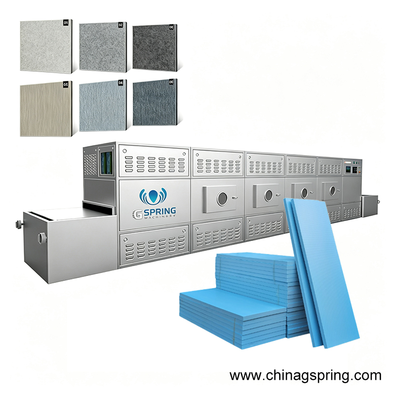Factory Direct Industrial Microwave Dryer for Decoration Board | Low Cost Continuous Microwave Drying Machine for Building Materials