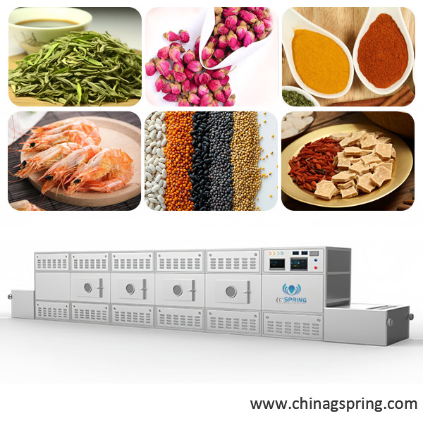 Factory Direct Industrial Microwave Drying Machine for Food Chemical Agricultural Processing 2450MHz / 915MHz