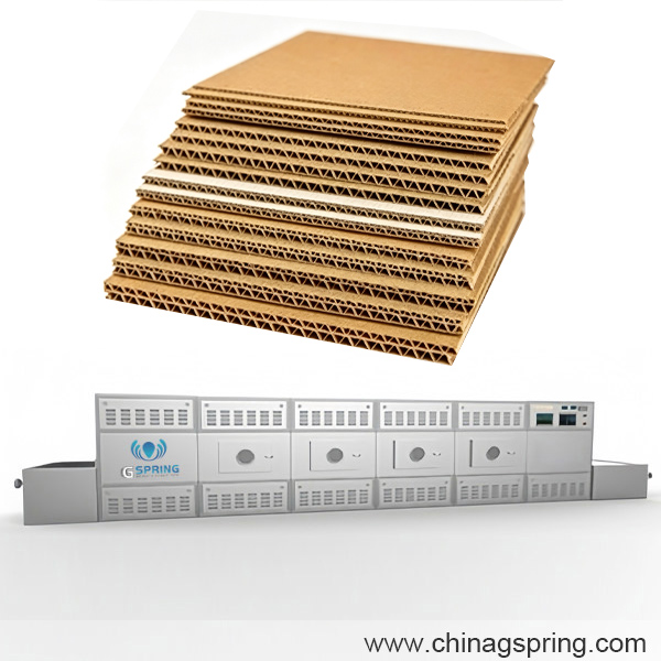 Industrial Microwave Drying Machine for Paperboard Processing Companies