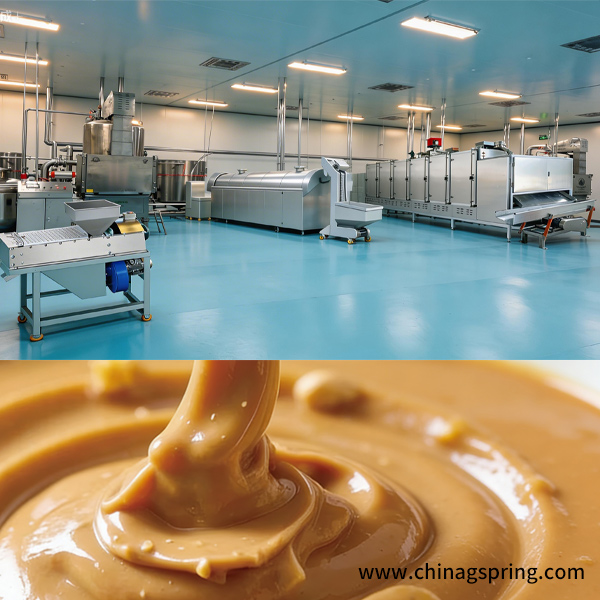 Latest Technology Fully Automatic Peanut Butter Production Line for  Commercial Processing Peanut Butter Factories